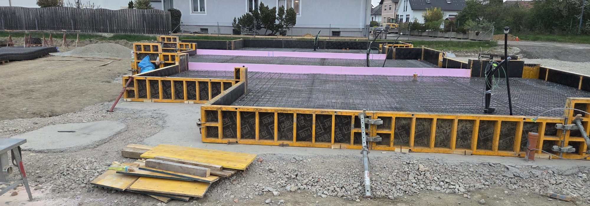 Der Bau schreitet voran